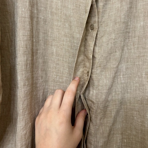 Haven Tan Linen Kaftan - Picture 7 of 12